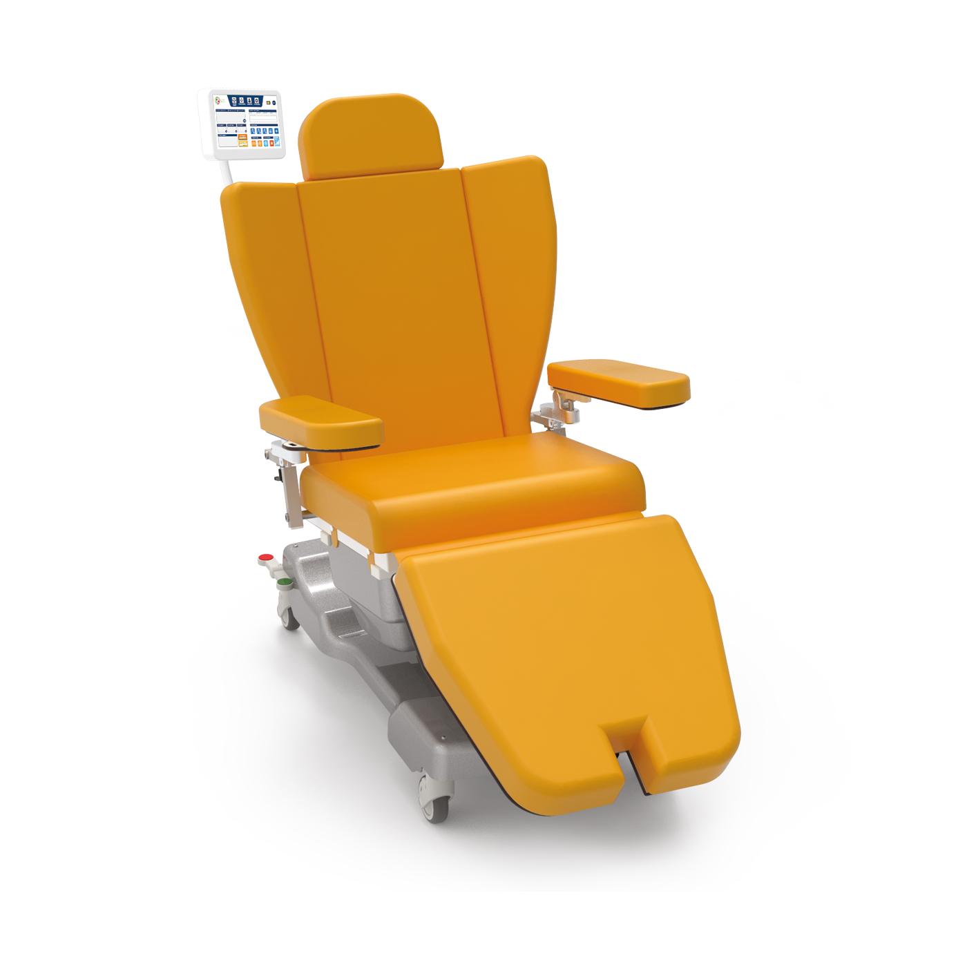 Bariatric chair with integrated scale