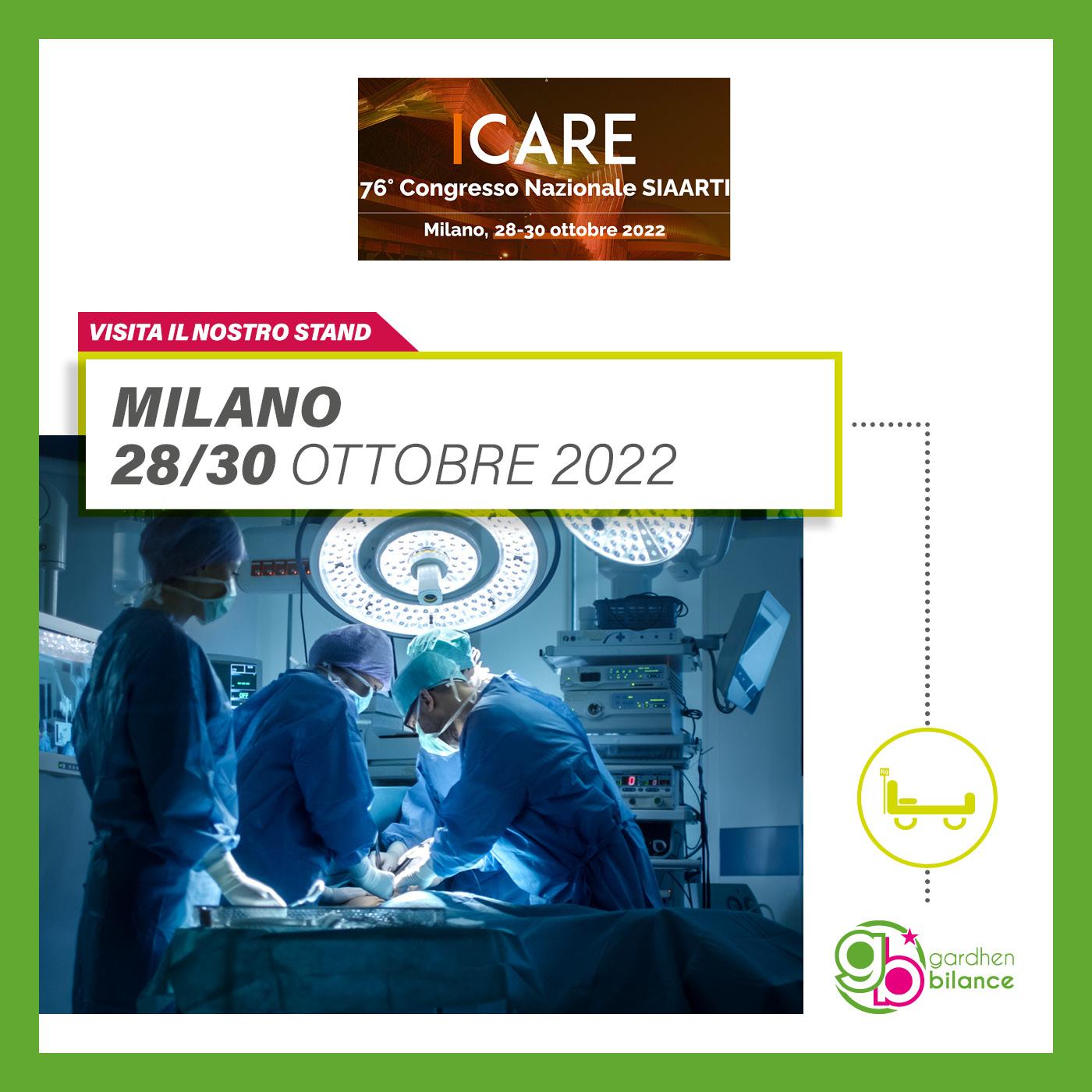 Gardhen Bilance -76° Congresso nazionale SIAARTI - ICARE 2022