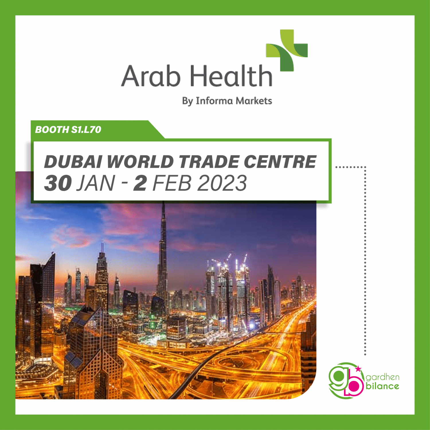 Gardhen Bilance -Arab Health Dubai 2023
