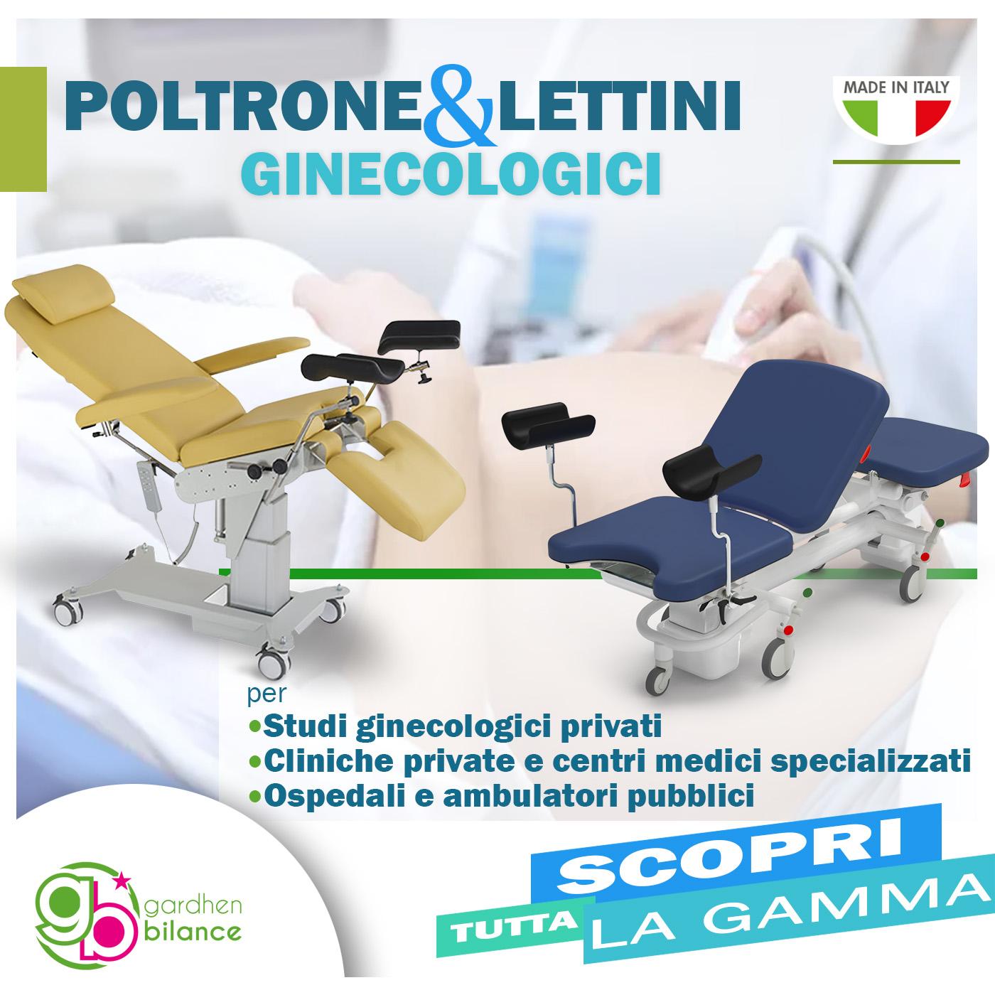 Poltrone e Lettini per Ginecologia