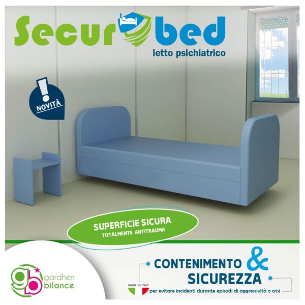 Gardhen Bilance -Securbed - Letto psichiatrico