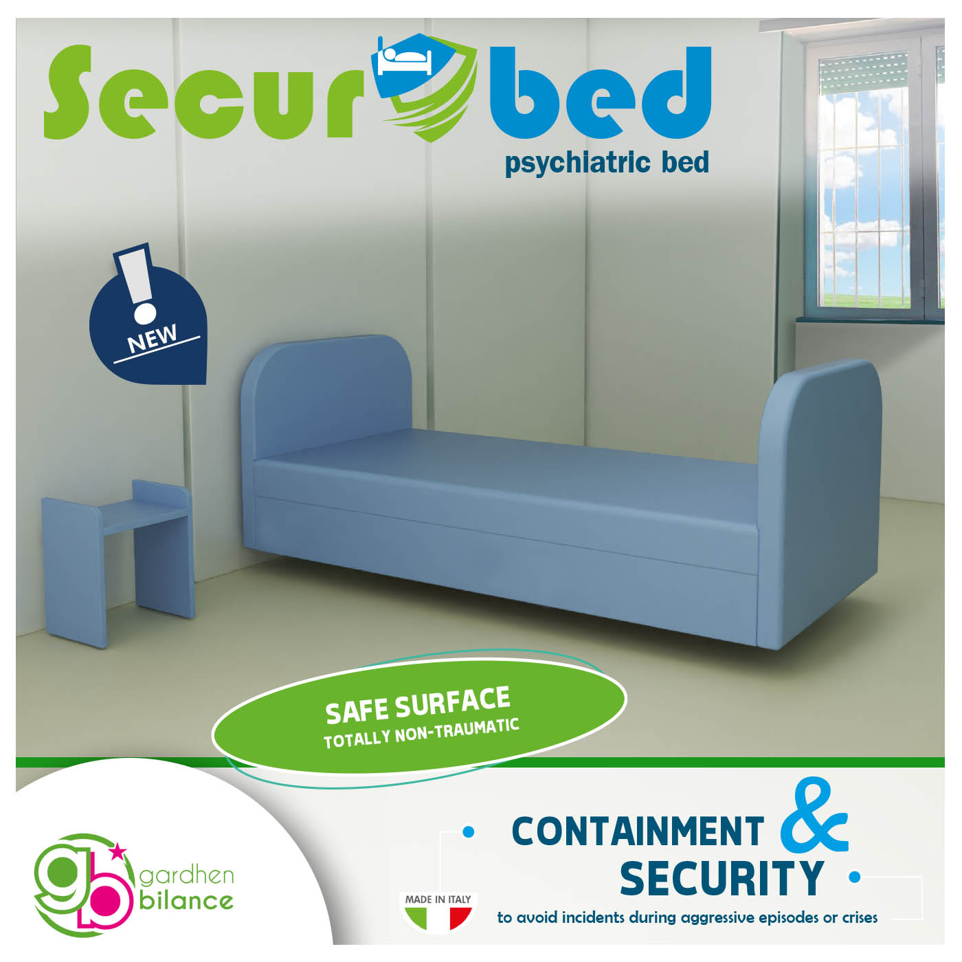 Securbed - Psychiatric Bed Securbed - Psychiatric Bed