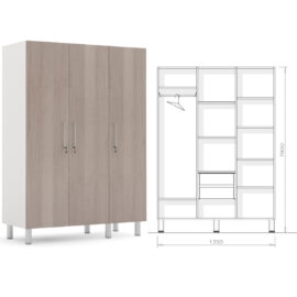 Gardhen Bilance - GBMA0013---ARMADIO-SU-PIEDI,-3-ANTE