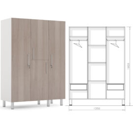 Gardhen Bilance - GBMA0014---ARMADIO-SU-PIEDI,-3-ANTE