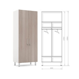 Gardhen Bilance - GBMA0021---ARMADIO-SU-PIEDI,-2-ANTE