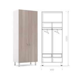 Gardhen Bilance - GBMA0023---ARMADIO-SU-PIEDI,-2-ANTE