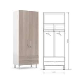 Gardhen Bilance - GBMA0026---ARMADIO-SU-PIEDI,-2-ANTE