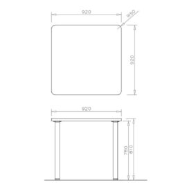 Gardhen Bilance - GBMA0046--GBMA0045---TAVOLO-QUADRATO