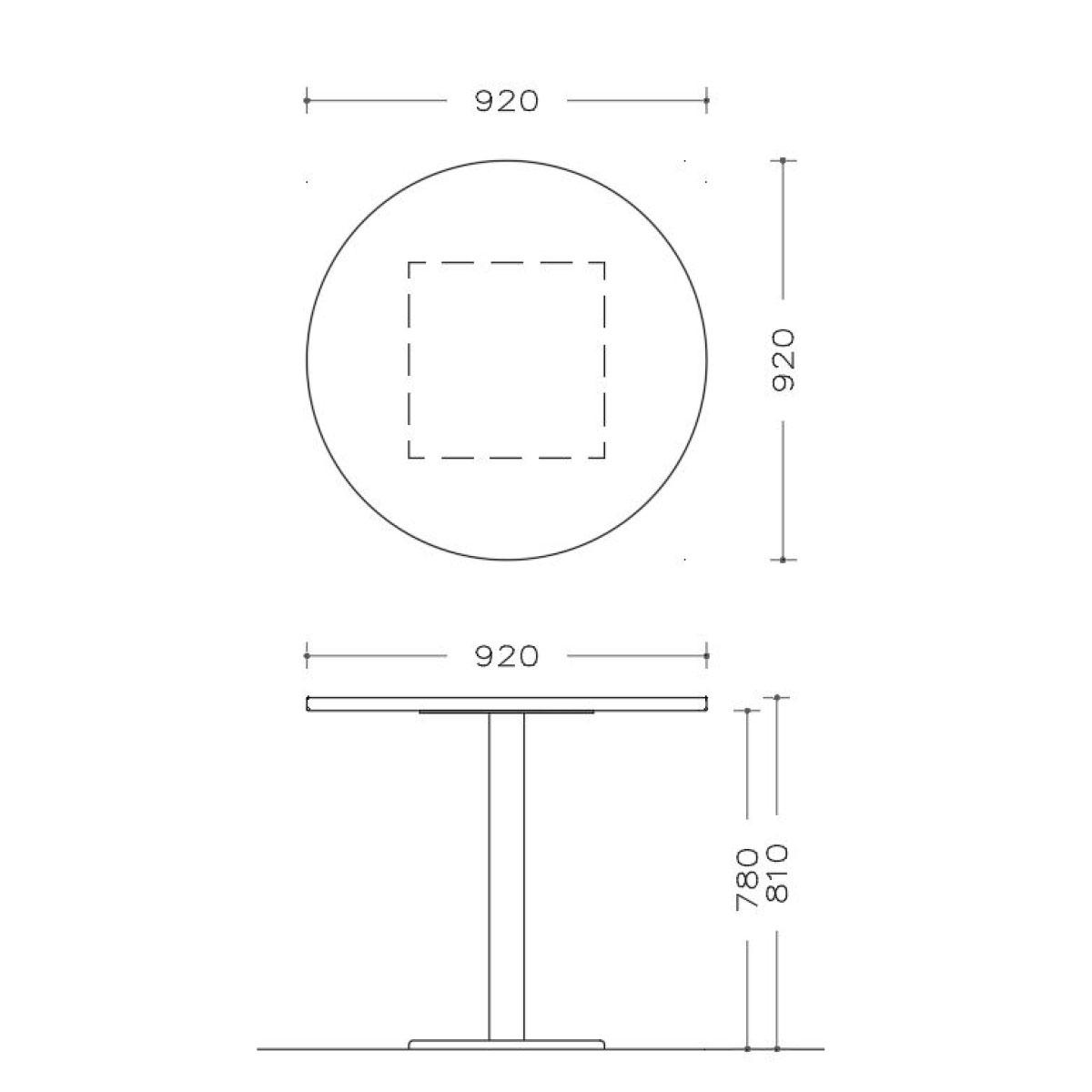 Gardhen Bilance - GBMA0059---TAVOLO-TONDO-COLONNA-CENTRALE-