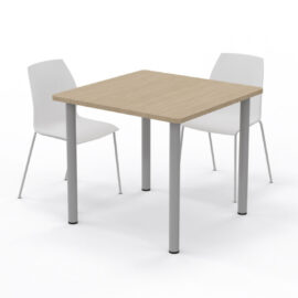 Gardhen Bilance -GBW0008---TAVOLO-QUADRATO---GAMBA-CIRCOLARE